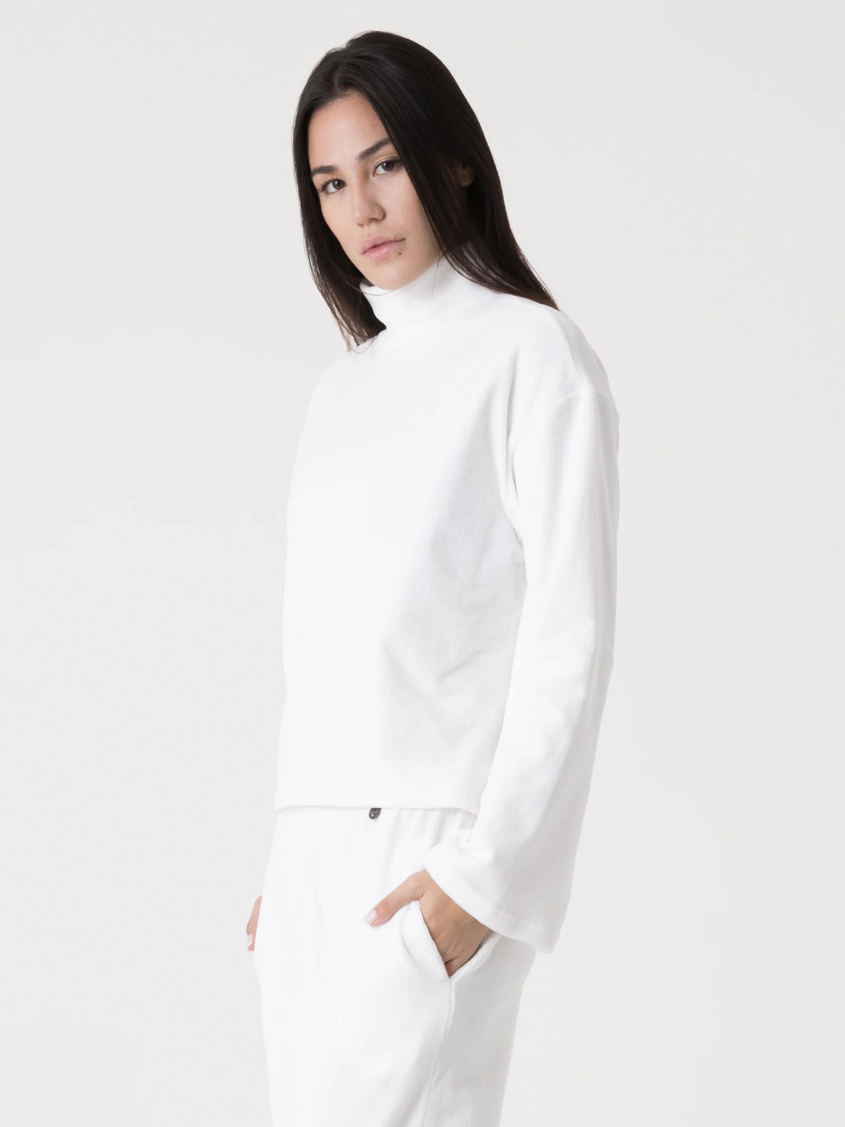 Dimensione Danza Lupetto 41D236E86 1100 Donna Bianco - Ciniglia