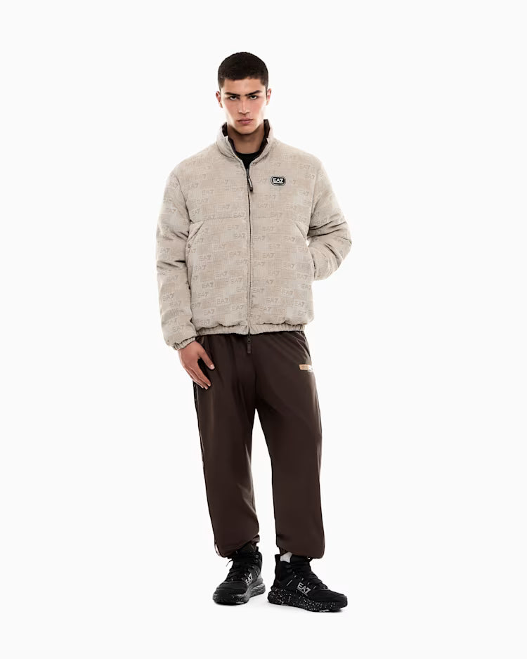 EA7 Bomber Oversize 7M002407 AF27295 U6167 Uomo Beige - Giubbotto Imbottito