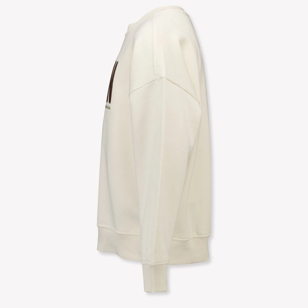 Calvin Klein felpa girocollo junior con stampa grande LVCKGJB31B CKS beige