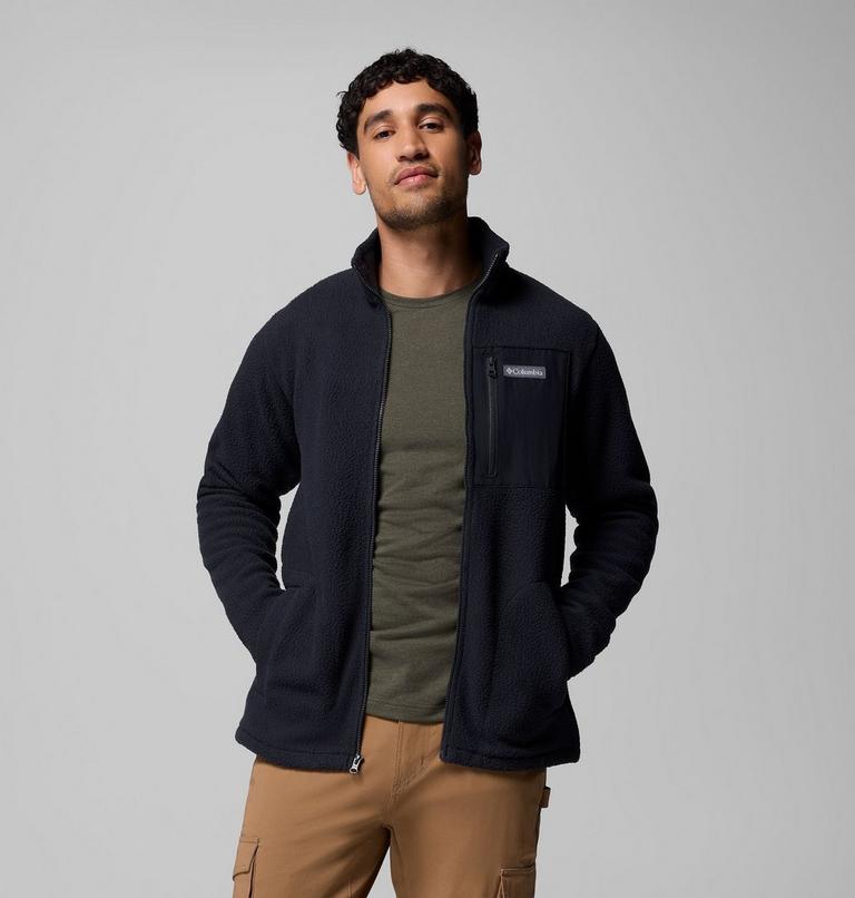 Columbia Jasper Ridge Pebbled Full Zip Fleece AM1658 010 nero