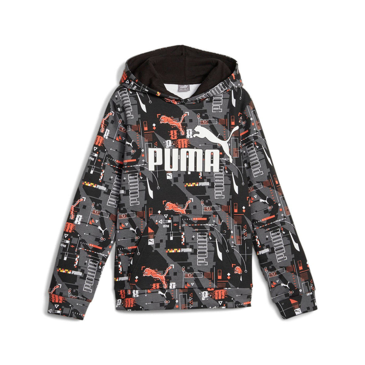 Puma felpa con cappuccio da ragazzo Futureverse 676829-01 nero
