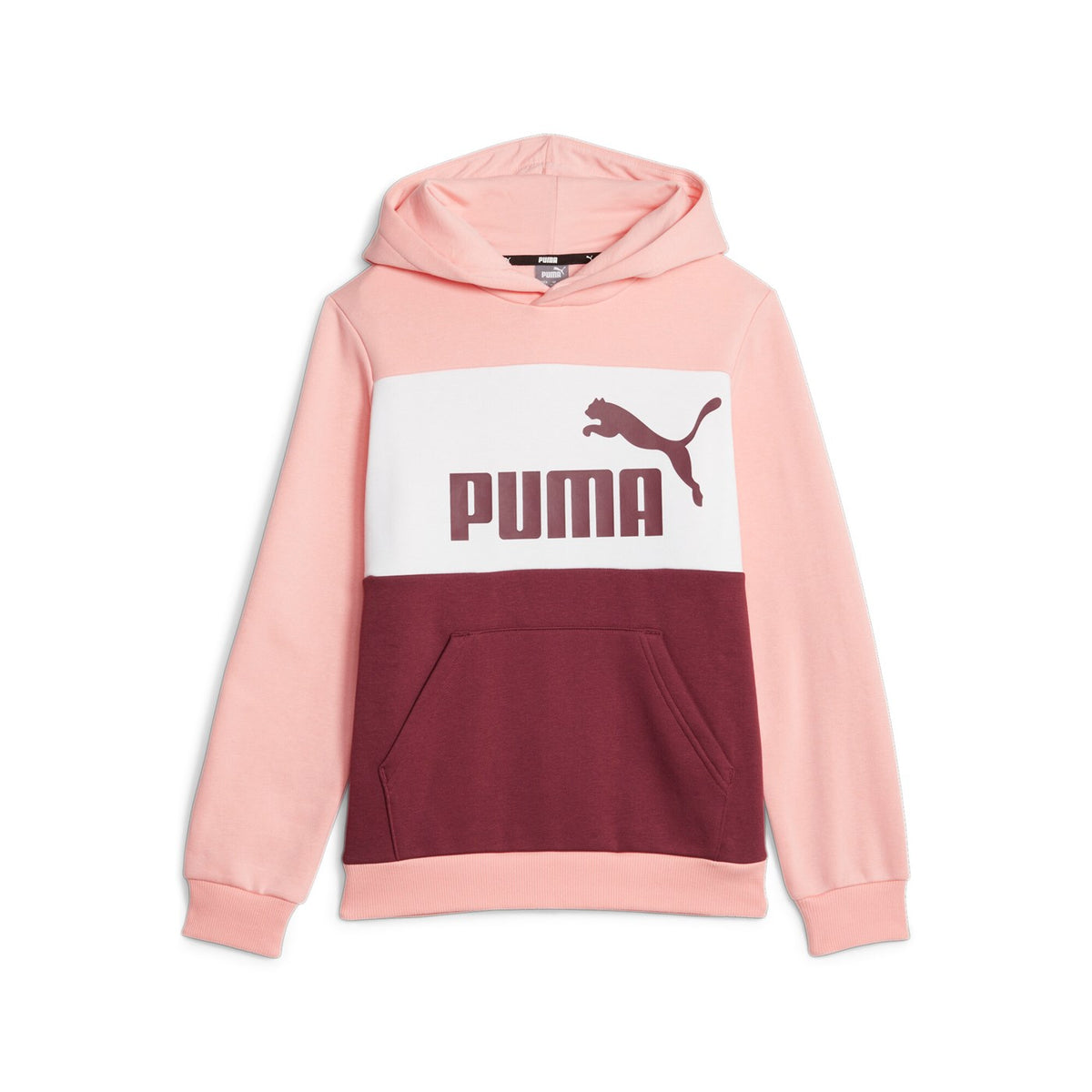 Puma felpa con cappuccio da ragazzo Block 849081-63 frullato di pesca