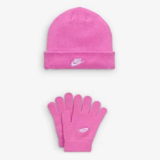Nike Completo Futura junior berretto e guanto A2961-AFN rosa