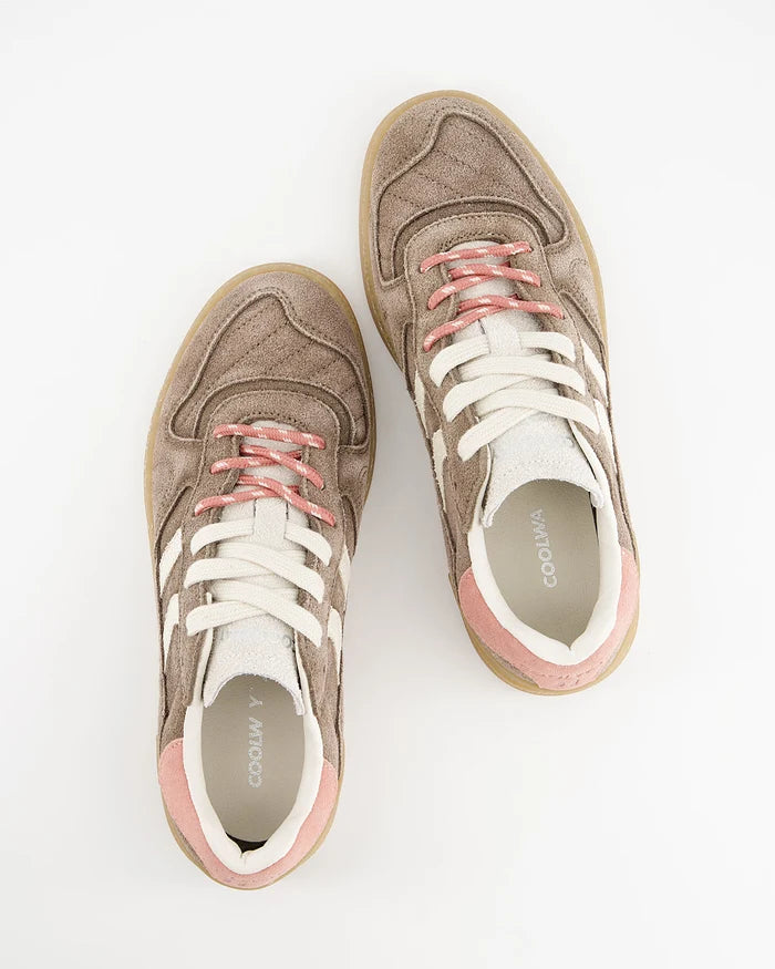 Coolway scarpa sneakers da donna Goal moc marrone