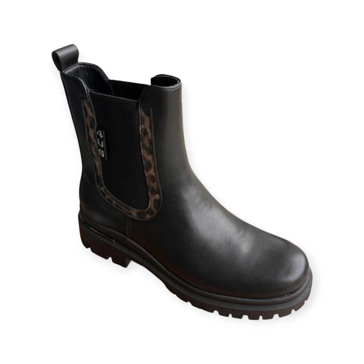 4US Paciotti stivale da donna con elastico alla caviglia 4BX288 nero