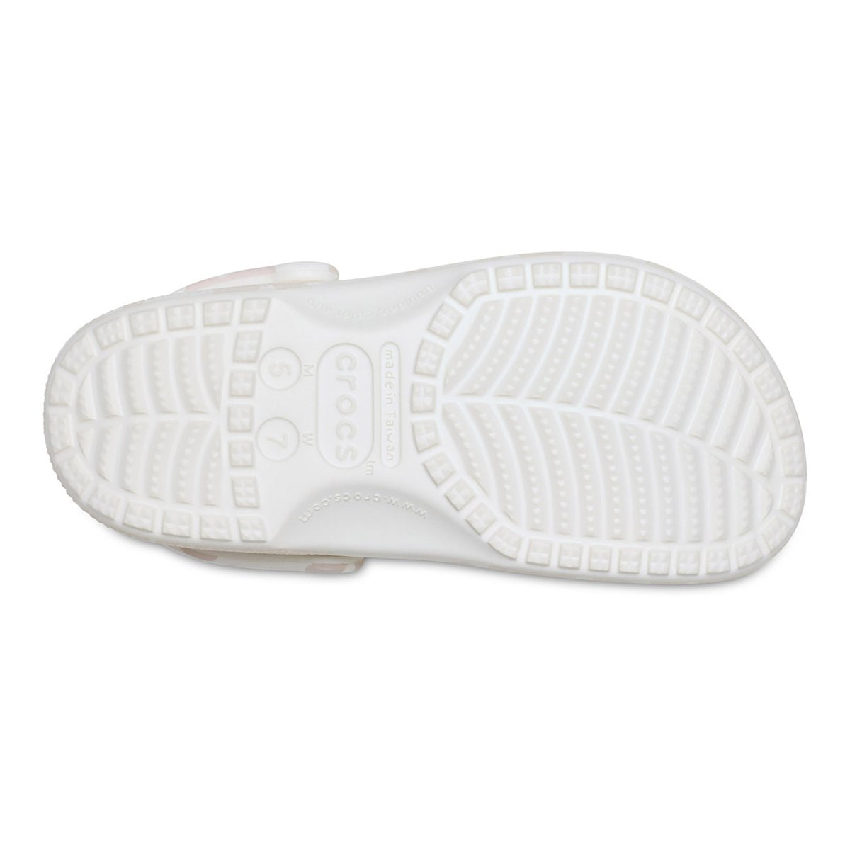 Croca sandalo da donna Classic Pop Petals Clog 214090-0PZ  gesso