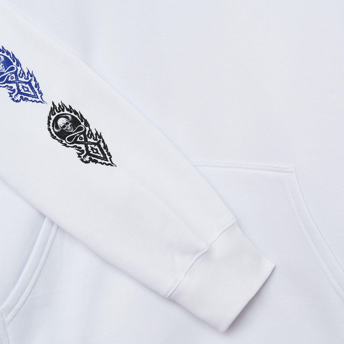 Propaganda Felpa con Cappuccio XV Monster 21FWPRFE572-02 white