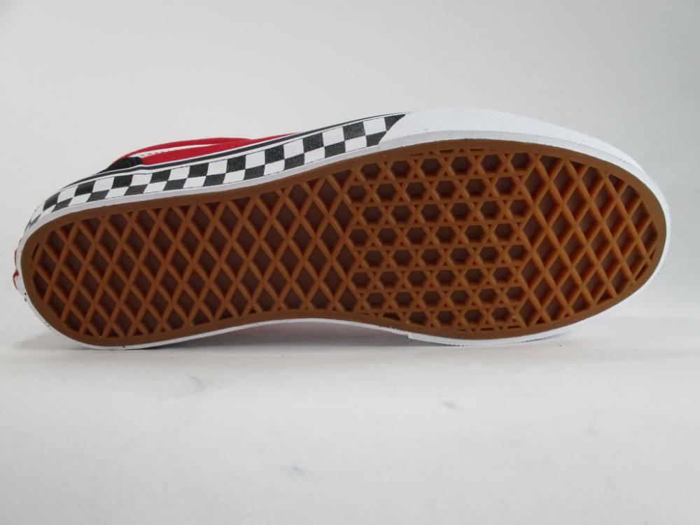 Vans scarpa sneakers da ragazzi Old Skool VN0A38HBVI71 nero-rosso-bianco