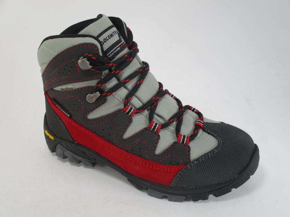 Dolomite Marmotta 85568900005 Bambino Rosso-Grigio - Scarponcini Trekking