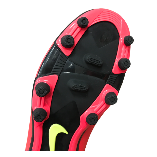 Nike scarpa da calcio da uomo Mercurial Vortex II FG 651647 690 cremisi giallo