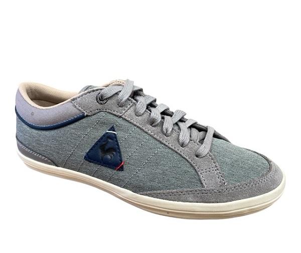 Le Coq Sportif scarpa sneakers da uomo in tela e pelle Feretcraft 2  1710019 blu grigio