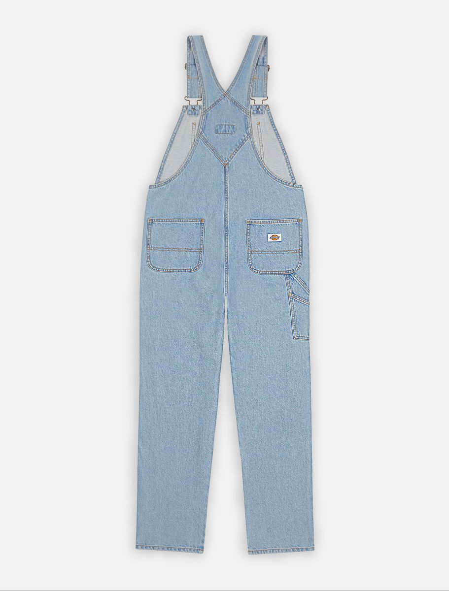 Dickies Salopette da donna Classic Denim Bib DK0A4XYCC151 blu vintage