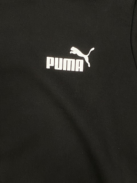 Puma Tuta sportiva da uomo con cappuccio e tasca anteriore 670034 01 nero