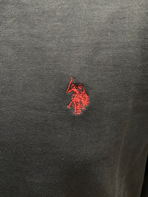 U.S. Polo Assn Felpa girocollo in cotone leggero 6152652088 179 navy
