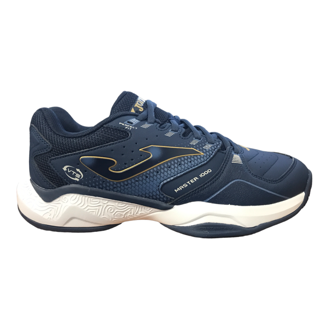 Scarpe tennis Joma T Master 1000 Men 2203 blu con tomaia micro PU e suola DIN-100 per principianti e giocatori intermedi