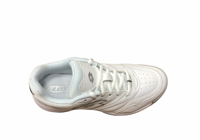 Lotto scarpa da tennis da donna Court Logo XVIII W 213606 1GN white silver