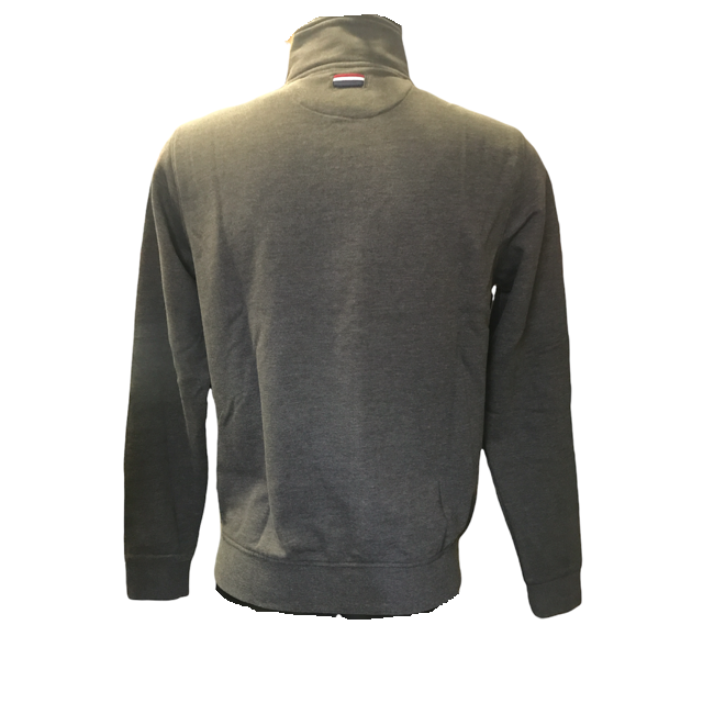 U.S. Polo Assn. Felpa da uomo con cerniera intera Greg 60696 53223 189 grigio scuro