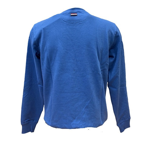 U.S. Polo Assn Felpa girocollo in cotone leggero 6152652088 137 bluette