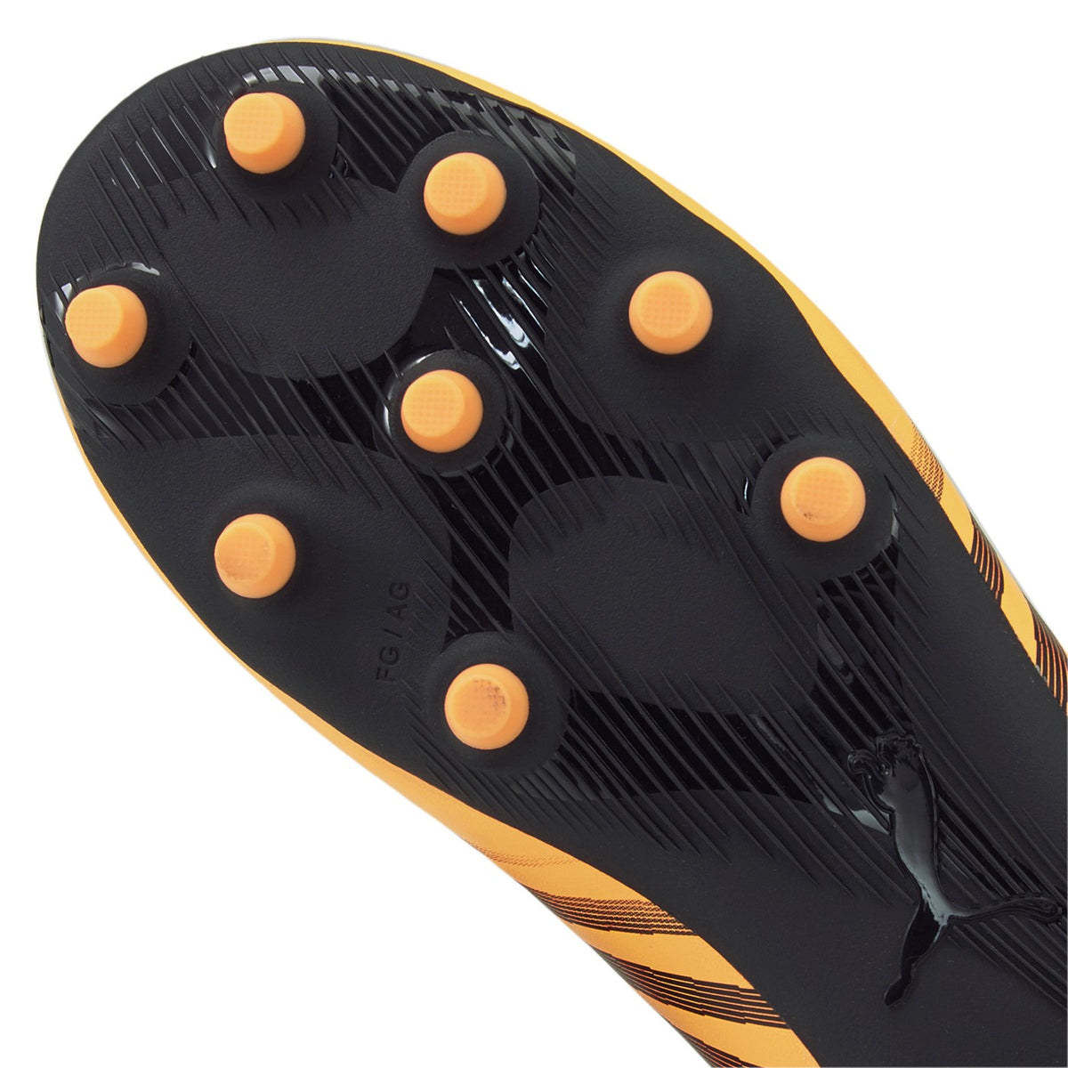 Puma scarpa da calcio da ragazzo Tacto II FG/AG 106704 01 arancio nero